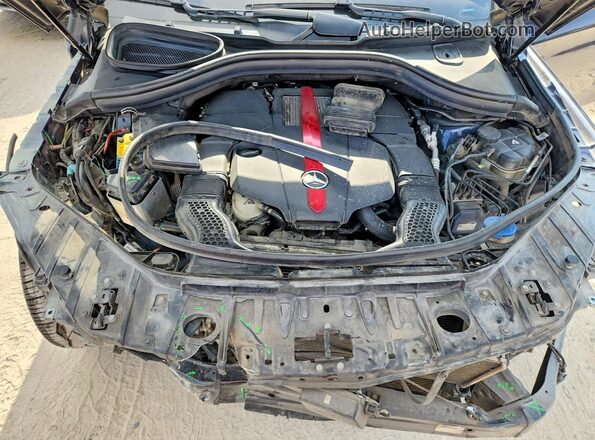 4JGED6EBXHA064958 2017 MERCEDES-BENZ GLE Черный Вид подкапотного пространства