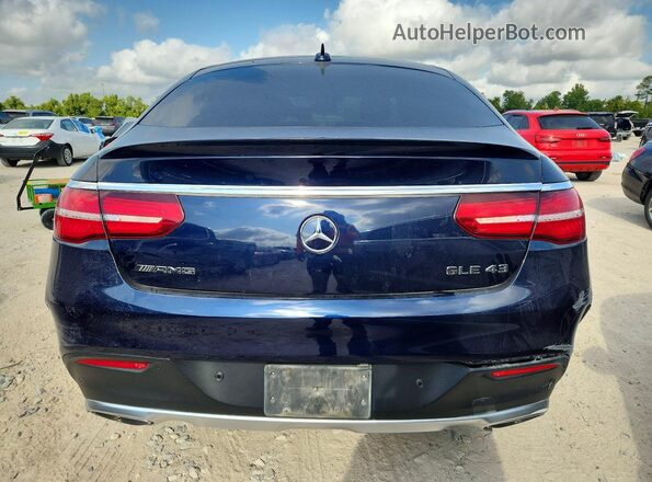 4JGED6EBXHA064958 2017 MERCEDES-BENZ GLE Черный Вид сзади