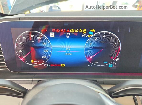 4JGFB4EB6TB570871 2026 MERCEDES-BENZ GLE Black Вид щитка приладів