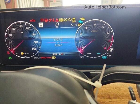 4JGFB4EBXSB327417 2025 MERCEDES-BENZ GLE Blue Vista del cuadro de instrumentos