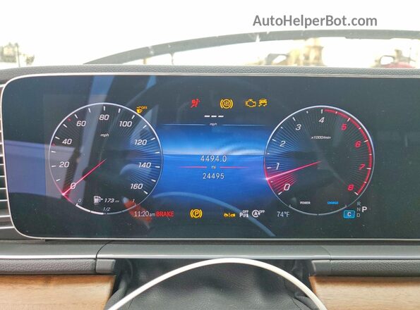 4JGFB4FB0RB152457 2024 MERCEDES-BENZ GLE White Вид щитка приладів