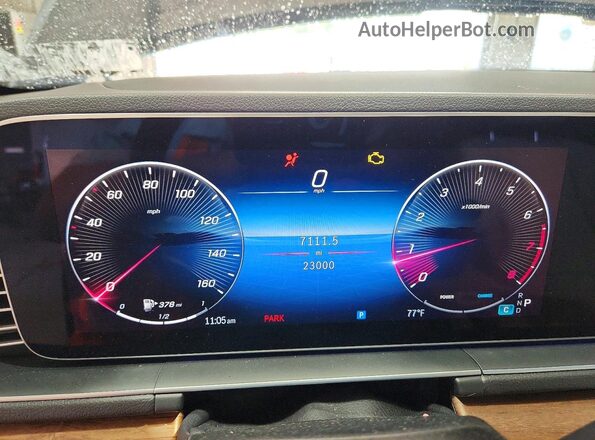 4JGFB4FB2RB018727 2024 MERCEDES-BENZ GLE Black Вид щитка приладів