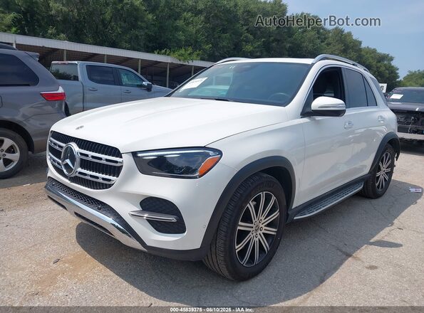 4JGFB4FB3TB596195 2026 MERCEDES-BENZ GLE 350 White Առջևի ձախ երեք քառորդ տեսարան