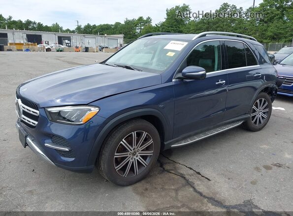 4JGFB4FB4RB229105 2024 MERCEDES-BENZ GLE 350 Синий Передняя левая четверть