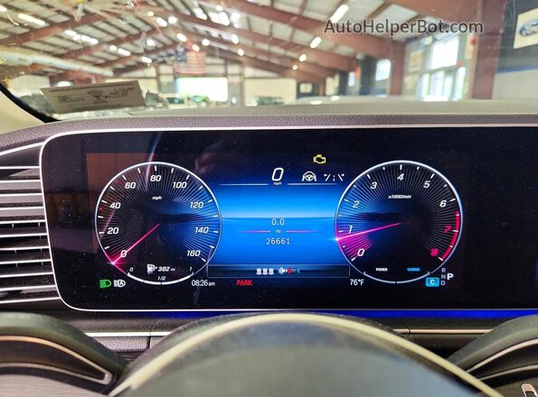 4JGFB4FB9SB281934 2025 MERCEDES-BENZ GLE Silver Instrument cluster view