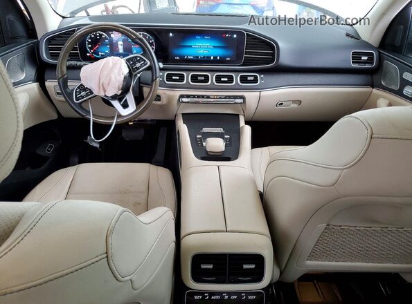 4JGFB4JB2NA700014 2022 MERCEDES-BENZ GLE Tan Առջևի վահանակի տեսք