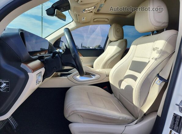 4JGFB4JB4MA527014 2021 MERCEDES-BENZ GLE White Widok wnętrza z przodu