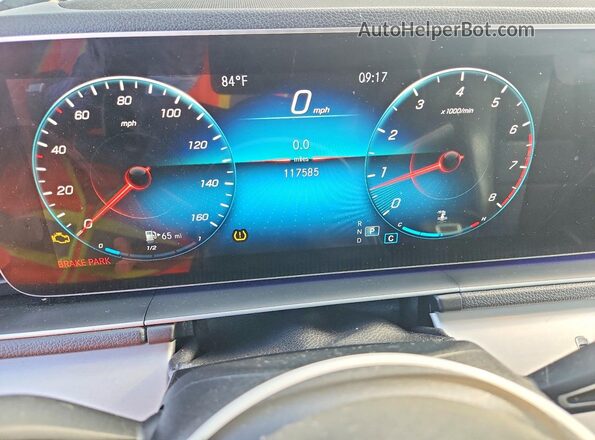4JGFB4JB5LA226315 2020 MERCEDES-BENZ GLE Silver Vista del cuadro de instrumentos