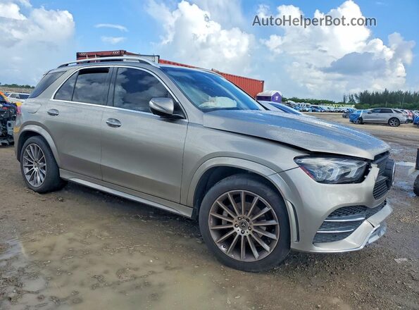 4JGFB4JB5MA527197 2021 MERCEDES-BENZ GLE Gray Передня права чверть