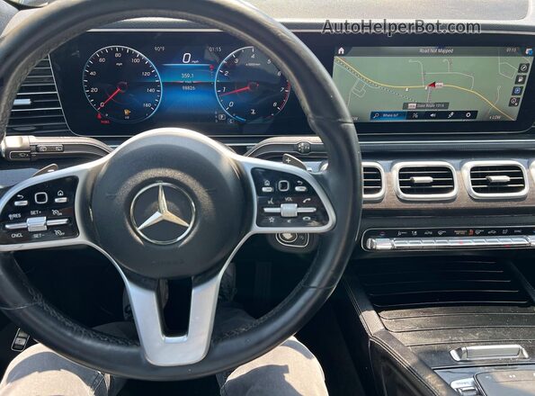 4JGFB4JB6LA159840 2020 MERCEDES-BENZ GLE Черный Вид салона спереди