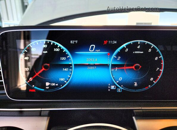 4JGFB4JB6MA392439 2021 MERCEDES-BENZ GLE White Vista del cuadro de instrumentos