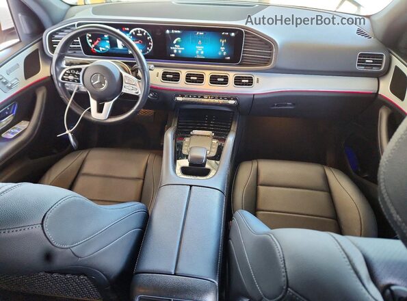 4JGFB4JB6MA392439 2021 MERCEDES-BENZ GLE White Vista del salpicadero