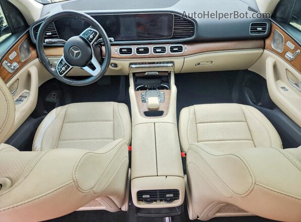 4JGFB4JB6NA601745 2022 MERCEDES-BENZ GLE White Widok deski rozdzielczej