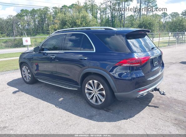 4JGFB4JB8LA248681 2020 MERCEDES-BENZ GLE 350 Синий Задняя левая четверть