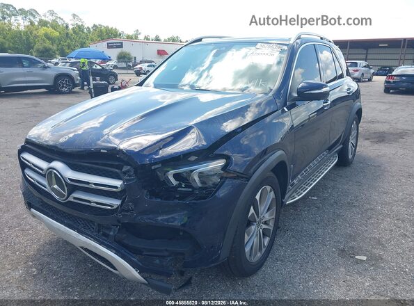 4JGFB4JB8LA248681 2020 MERCEDES-BENZ GLE 350 Синий Передняя левая четверть
