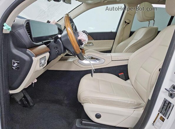 4JGFB4JB8NA608082 2022 MERCEDES-BENZ GLE Белый Вид салона спереди
