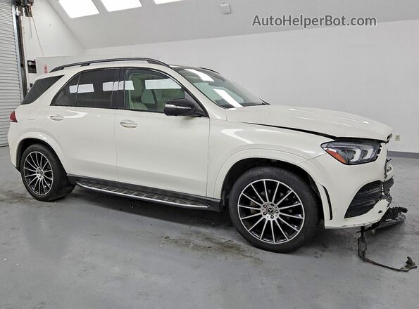 4JGFB4JB8NA608082 2022 MERCEDES-BENZ GLE Белый Передняя правая четверть