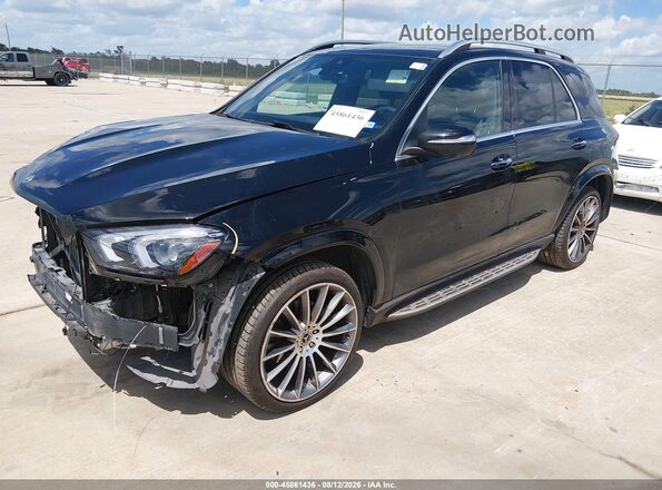 4JGFB4JB9MA508734 2021 MERCEDES-BENZ GLE 350 Черный Передняя левая четверть