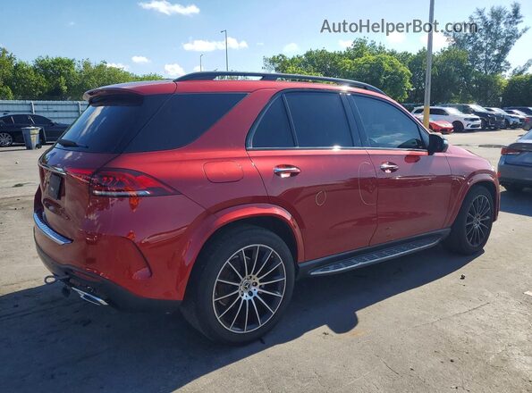 4JGFB4JB9MA535688 2021 MERCEDES-BENZ GLE Red Tył prawy