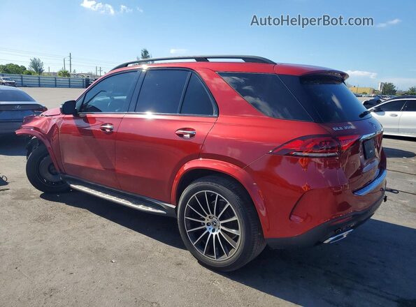 4JGFB4JB9MA535688 2021 MERCEDES-BENZ GLE Red Tył lewy