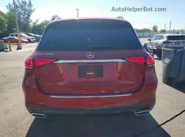 4JGFB4JB9MA535688 2021 MERCEDES-BENZ GLE Red Widok z tyłu
