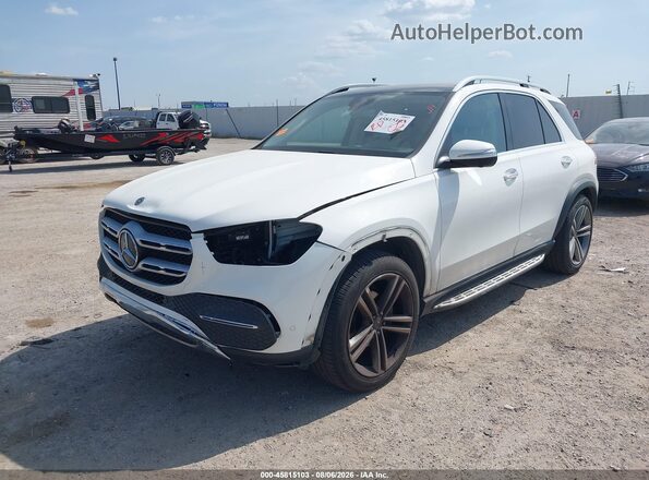 4JGFB4JBXLA108325 2020 MERCEDES-BENZ GLE 350 Белый Передняя левая четверть