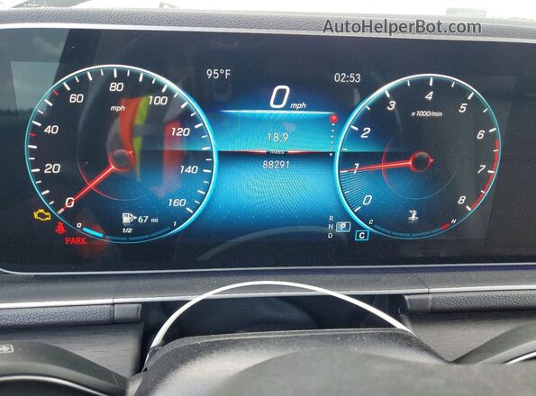 4JGFB4JE4MA391400 2021 MERCEDES-BENZ GLE Green Widok zestawu wskaźników