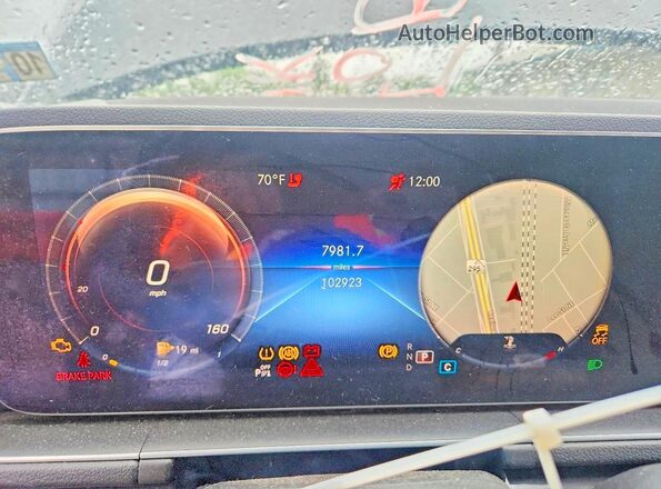 4JGFB4KB0LA113287 2020 MERCEDES-BENZ GLE Black ხელსაწყოთა პანელის ხედი