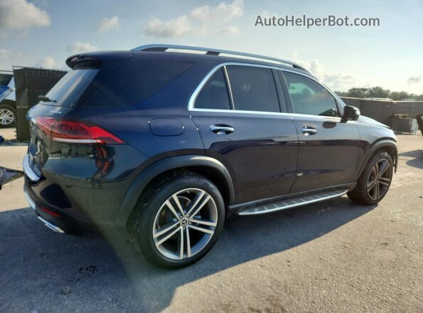 4JGFB4KB0MA467103 2021 MERCEDES-BENZ GLE Синий Задняя правая четверть