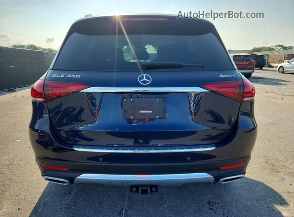4JGFB4KB0MA467103 2021 MERCEDES-BENZ GLE Синий Вид сзади