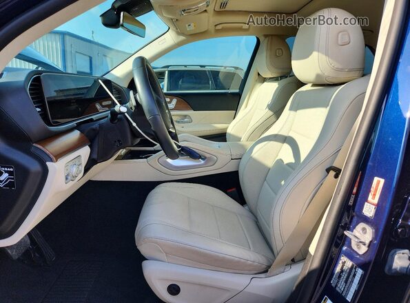 4JGFB4KB0MA467103 2021 MERCEDES-BENZ GLE Синий Вид салона спереди