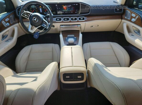 4JGFB4KB0MA467103 2021 MERCEDES-BENZ GLE Синий Вид панели приборов