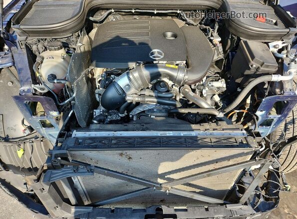 4JGFB4KB0MA467103 2021 MERCEDES-BENZ GLE Синий Вид подкапотного пространства