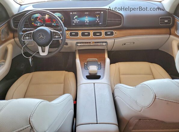 4JGFB4KB0NA582916 2022 MERCEDES-BENZ GLE White Dashboard view