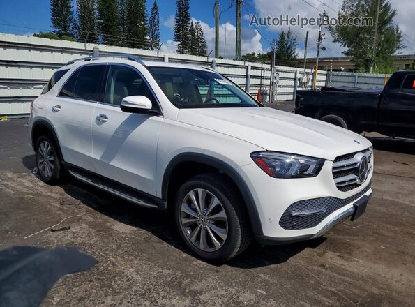 4JGFB4KB1LA052810 2020 MERCEDES-BENZ GLE Белый Передняя правая четверть