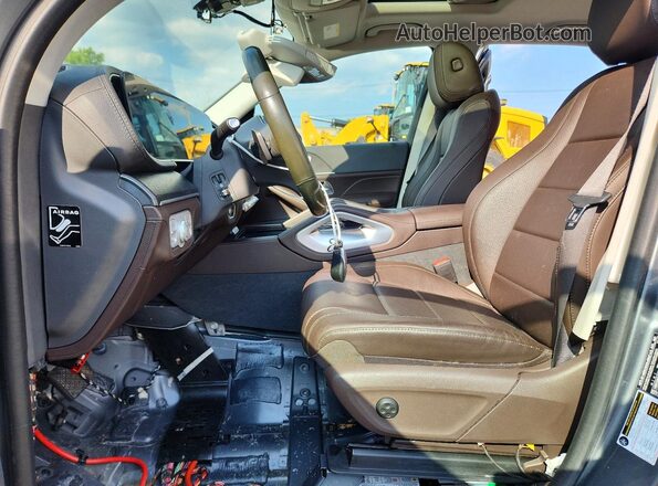 4JGFB4KB1LA122838 2020 MERCEDES-BENZ GLE Gray Widok wnętrza z przodu