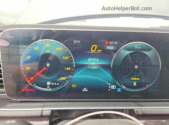 4JGFB4KB2LA125800 2020 MERCEDES-BENZ GLE Silver Սարքավորումների վահանակի տեսք