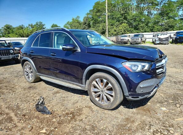 4JGFB4KB2LA212225 2020 MERCEDES-BENZ GLE Синий Передняя правая четверть