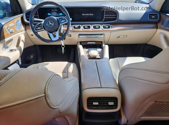4JGFB4KB2LA212225 2020 MERCEDES-BENZ GLE Синий Вид панели приборов