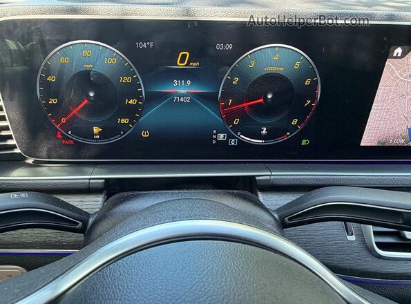 4JGFB4KB2NA624387 2022 MERCEDES-BENZ GLE Gray Dashboard view