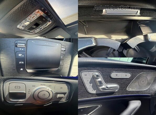 4JGFB4KB2NA624387 2022 MERCEDES-BENZ GLE Gray VIN sticker view