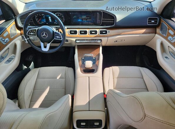 4JGFB4KB3MA422737 2021 MERCEDES-BENZ GLE White Widok deski rozdzielczej