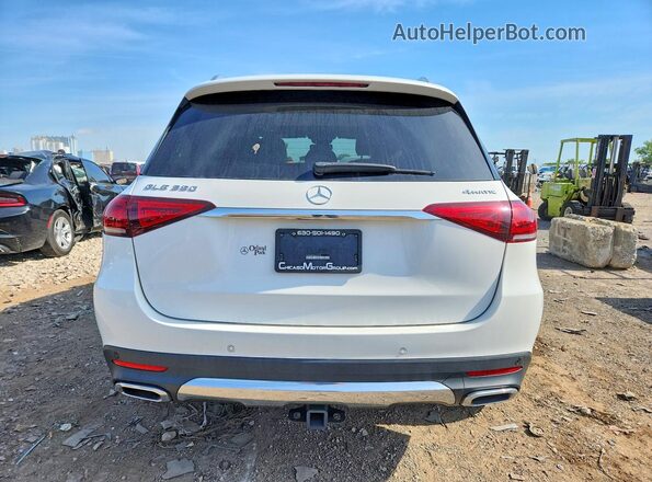 4JGFB4KB3MA422737 2021 MERCEDES-BENZ GLE White Widok z tyłu
