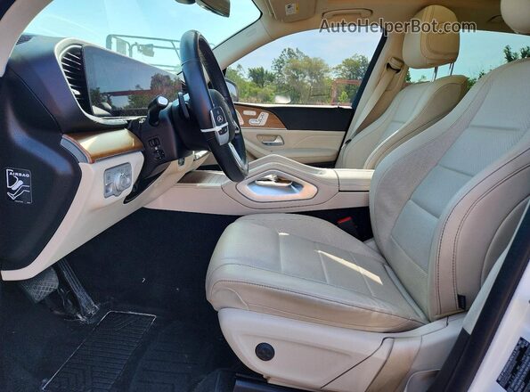4JGFB4KB3MA422737 2021 MERCEDES-BENZ GLE White Widok wnętrza z przodu
