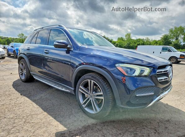 4JGFB4KB4LA048721 2020 MERCEDES-BENZ GLE Синий Передняя правая четверть