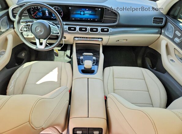 4JGFB4KB4LA048721 2020 MERCEDES-BENZ GLE Синий Вид панели приборов