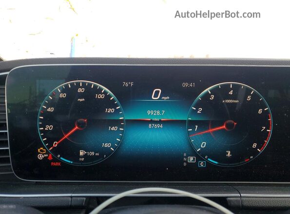 4JGFB4KB5LA031264 2020 MERCEDES-BENZ GLE Серебряный Вид щитка приборов