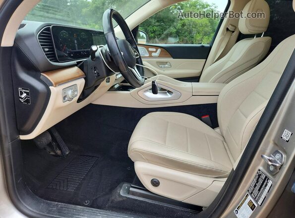 4JGFB4KB5MA380314 2021 MERCEDES-BENZ GLE Gray Вид салону спереду