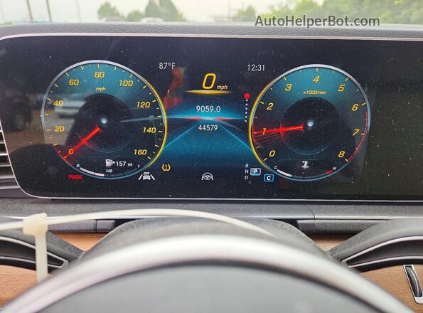 4JGFB4KB5MA380314 2021 MERCEDES-BENZ GLE Gray Вид щитка приладів