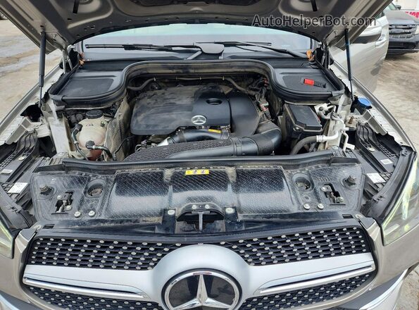 4JGFB4KB5MA500032 2021 MERCEDES-BENZ GLE Silver Widok komory silnika